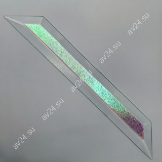 Бевелс AV121 дихроичный 36 х 267 мм красная шиншилла