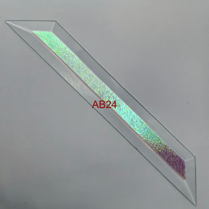 Бевелс AV121 дихроичный 36 х 267 мм красная шиншилла