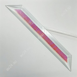 Бевелс AV121 дихроичный 36 х 267 мм красная шиншилла