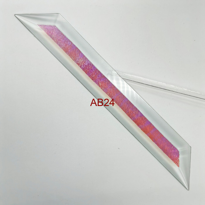 Бевелс AV121 дихроичный 36 х 267 мм красная шиншилла