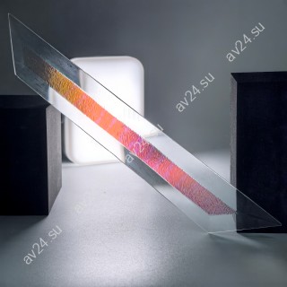 Бевелс AV121 дихроичный 36 х 267 мм красная шиншилла