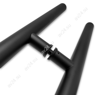 Ручка FKR-207 с дефектом для стеклянной двери 32x1020х1500х1 мм, нержавейка/черный