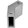 Соединитель FDC-36 трубы 30х10 вертикальный 135°, нержавейка/матовый