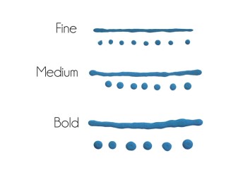 Набор наконечников 3 шт. для краски GlassLine