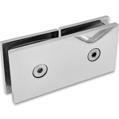 Коннектор Альфа α FDK-16 стекло-стекло 180°, цинк/хром