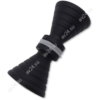 Ручка кноб FDR-41, нержавейка/черный