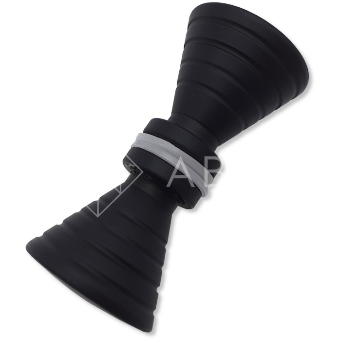 Ручка кноб FDR-41, нержавейка/черный