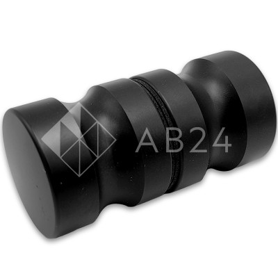 Ручка кноб FDR-46, алюминий/черный