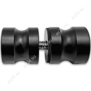 Ручка кноб FDR-46, алюминий/черный