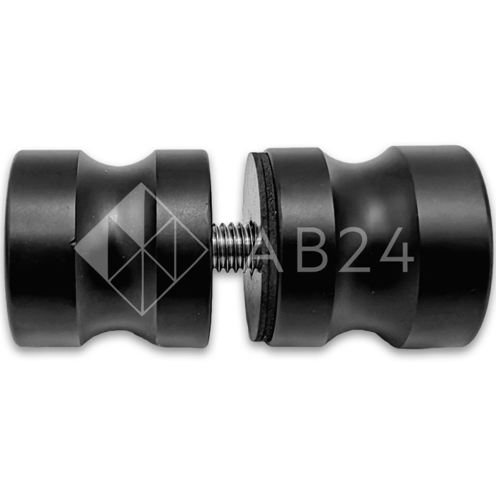 Ручка кноб FDR-46, алюминий/черный