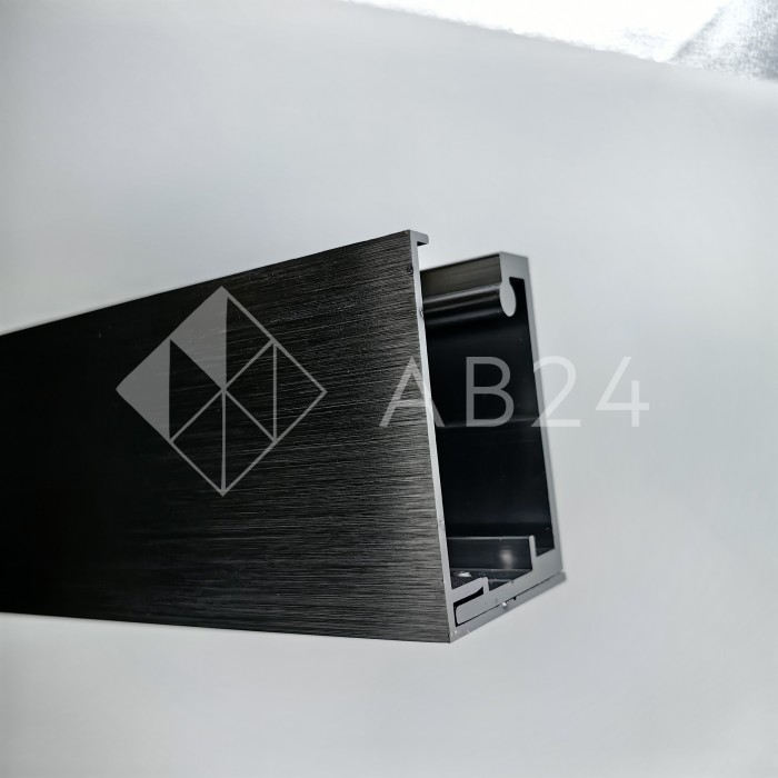 Раздвижная система FDS-16 с треком 2 м для стеклянных дверей, алюминий/матовый