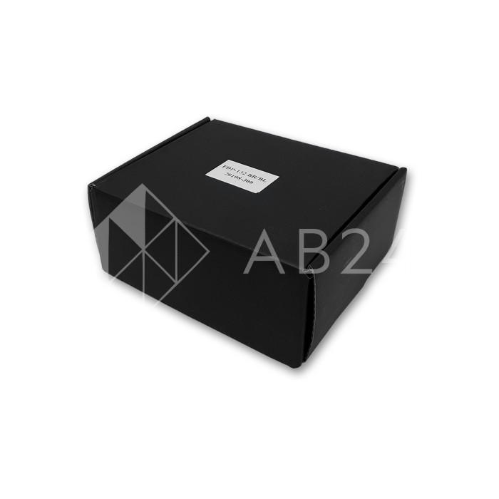 Петля FDP-132-DEF с дефектом Афина стекло-стекло 180°, латунь/черный