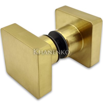  Ручка кноб квадратная FDR-30-DEF SUS304/BTP Брашированное золото