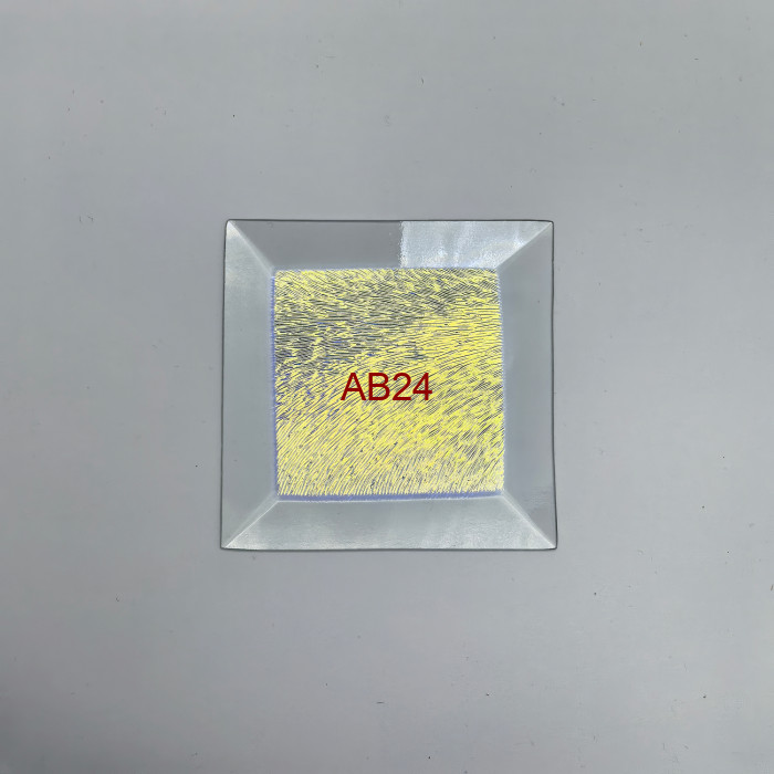 Бевелс AV19 дихроичный квадрат 76 х 76 мм голубая шиншилла