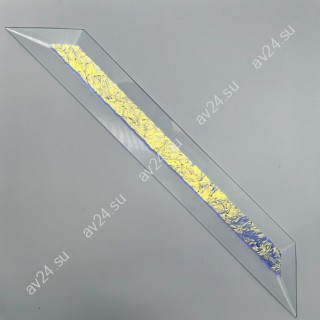 Бевелс AV121 дихроичный 36 х 267 мм синий мороз