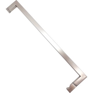 Ручка скоба FDR-85, 19х19х450х1.0 мм, нержавейка/матовый