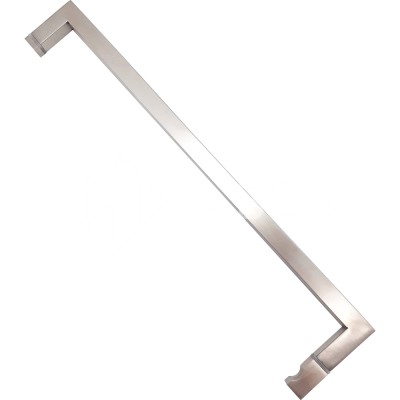 Ручка скоба FDR-85, 19х19х450х1.0 мм, нержавейка/матовый