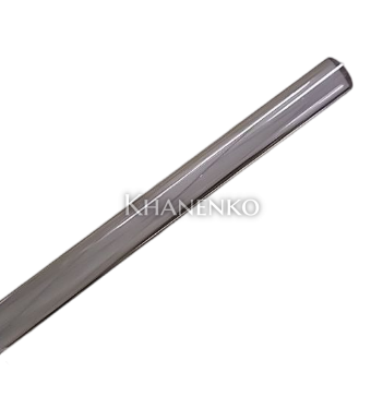 Порог акриловый для душевой 10х5 мм 1 м Серый прозрачный FDPP-10.1 PVC/CLGR
