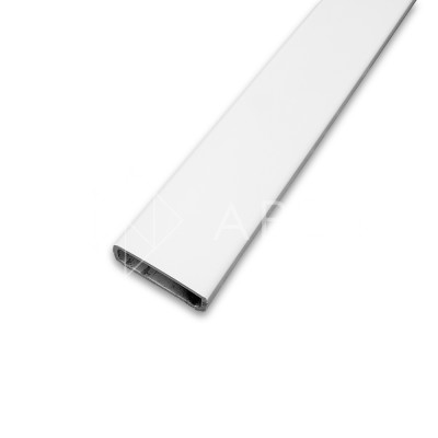 Труба FDT-351, 30х10х1.5 мм 1 м, нержавейка/белый