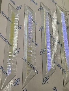 Бевелс AV121 дихроичный 36 х 267 мм желтая шиншилла