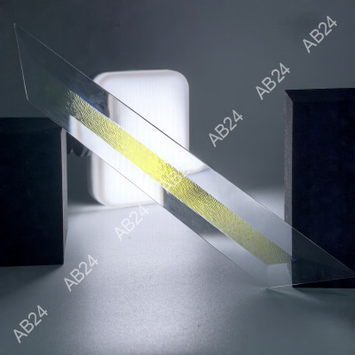 Бевелс AV121 дихроичный 36 х 267 мм желтая шиншилла