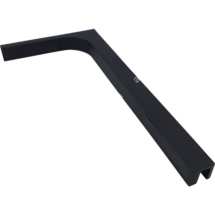 Угловой стабилизатор Диор FDK-1R стена-стекло 90° правый, нержавейка/черный