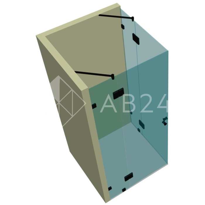 Душевая кабина угловая DK-207K на коннекторах