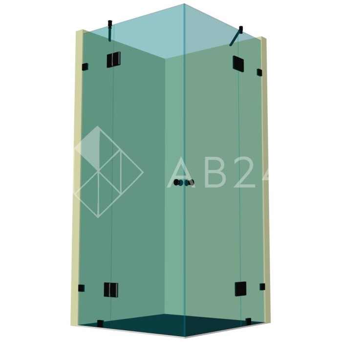 Душевая кабина угловая DK-207K на коннекторах