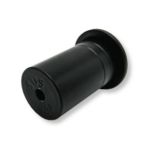 Ответная часть FKZ-30.2 в пол для замка FKZ-30, подпруж.крышка, нержавейка/черный