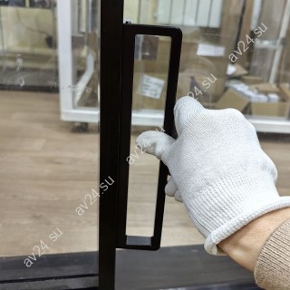 Ручка FDR-300 для стеклянной двери, алюминий/черный