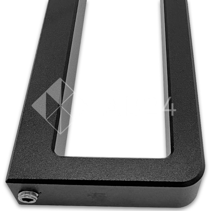 Ручка FDR-300 для стеклянной двери, алюминий/черный