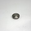 Заглушка забивная FOP-38.01 штампованная для трубы O38, GRIT 320 нержавейка/матовый