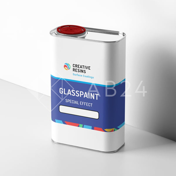 Премикс эффекта GlassPaint Глиттеры Радужные база (Glitter Rainbow base), 1 л