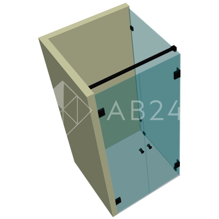 Душевая кабина угловая DK-206K на коннекторах