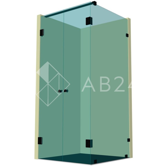 Душевая кабина угловая DK-206K на коннекторах