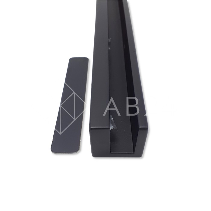 Угловой стабилизатор Диор FDK-2 стекло-стекло 90°, нержавейка/черный