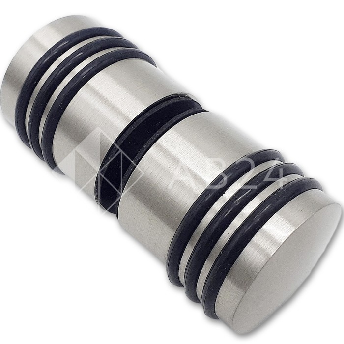 Ручка кноб Йота FDR-141 с одним резиновым торцом, латунь/матовый