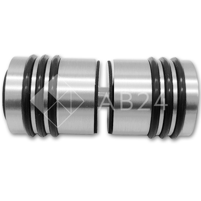 Ручка кноб Йота FDR-141 с одним резиновым торцом, латунь/матовый