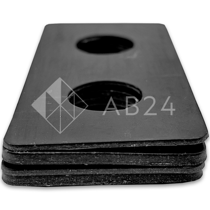 Комплект безасбестовых прокладок для петель серии Майя 4 шт, FDA-87 черный