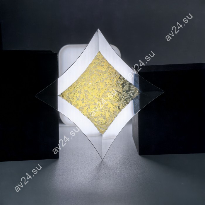 Бевелс AV172 дихроичная звезда 125 х 125 мм желтый мороз