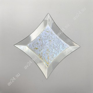 Бевелс AV172 дихроичная звезда 125 х 125 мм желтый мороз