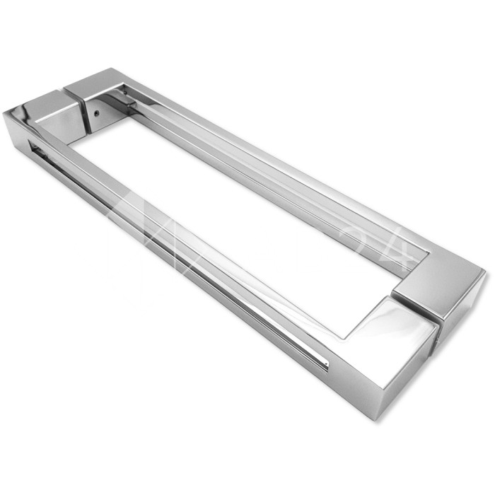 Ручка скоба FDR-89-DEF с дефектом 30х10х300х1.0 мм, нержавейка/полированный