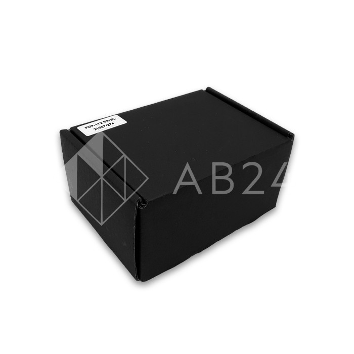 Петля Майя FDP-172-DEF с дефектом стена-стекло, открывание 90° внутрь, латунь/черный