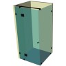 Душевая кабина угловая DK-205K на коннекторах