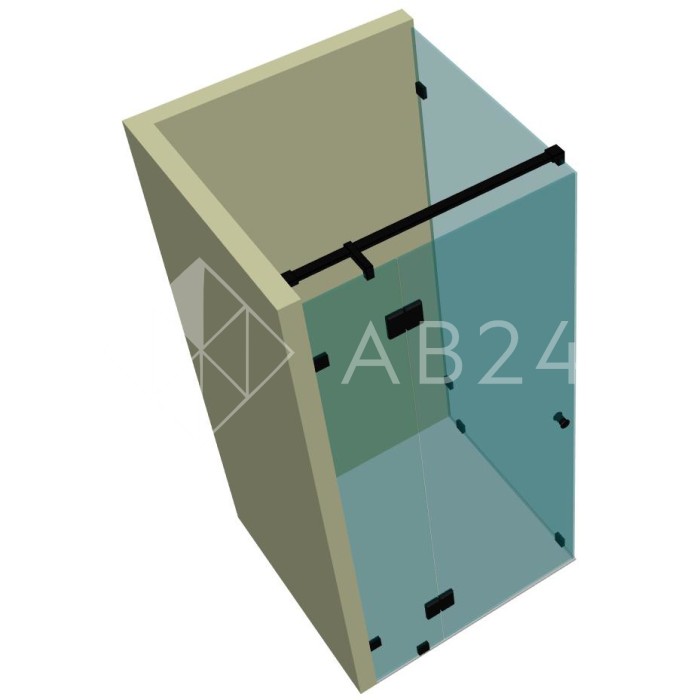 Душевая кабина угловая DK-205K на коннекторах