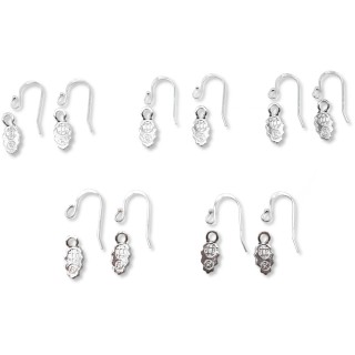 Набор для бижутерии для 5 пар сережек (швензы)