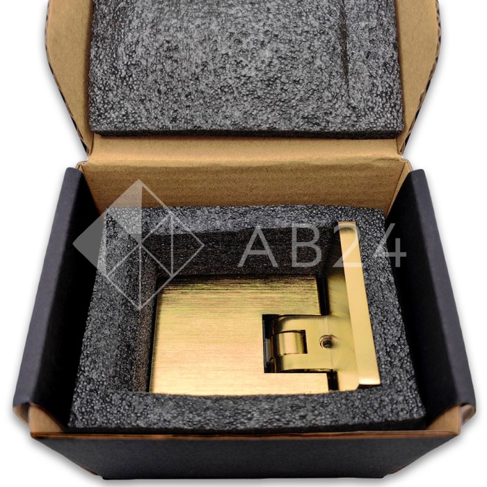 Петля Аврора FDP-180 стена-стекло 90° с крышками, латунь/брашированное золото