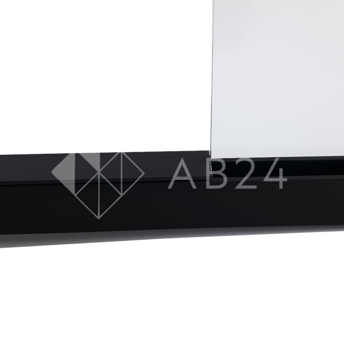 Заглушка верхняя FDPA-500.1, 19х13х2мм, 1 м, для п-образного профиля, алюминий/черный