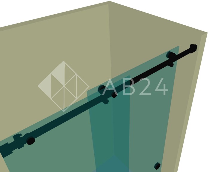 Душевая кабина раздвижная DK-101K на коннекторах