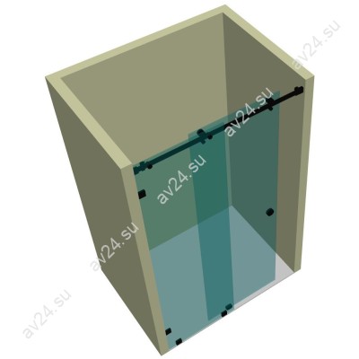 Душевая кабина раздвижная DK-101K на коннекторах